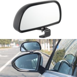 Blind Spot Mirrors for Trucks and Cars,Automotive Side View Concave Mirror Blindspot,360° Large Convex Rearview Exterior Mirror Accessories for Truck and Car(1Pack Black)