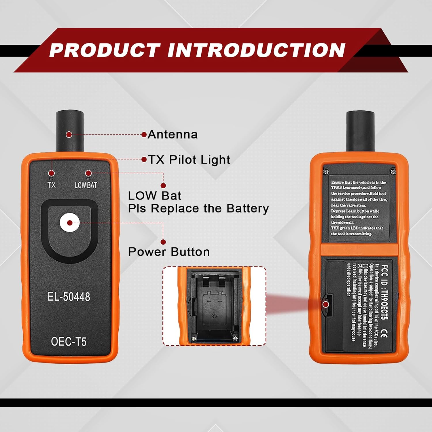 GM Automotive Tire Pressure Monitor - Tire Sensor Reset Tool Car Accessories EL-50448 Compatible with Most GM Series Vehicles - Image 3