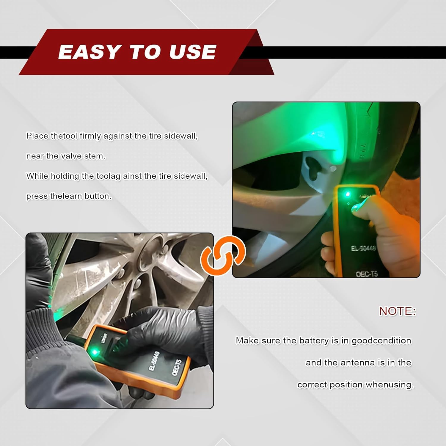 GM Automotive Tire Pressure Monitor - Tire Sensor Reset Tool Car Accessories EL-50448 Compatible with Most GM Series Vehicles - Image 6