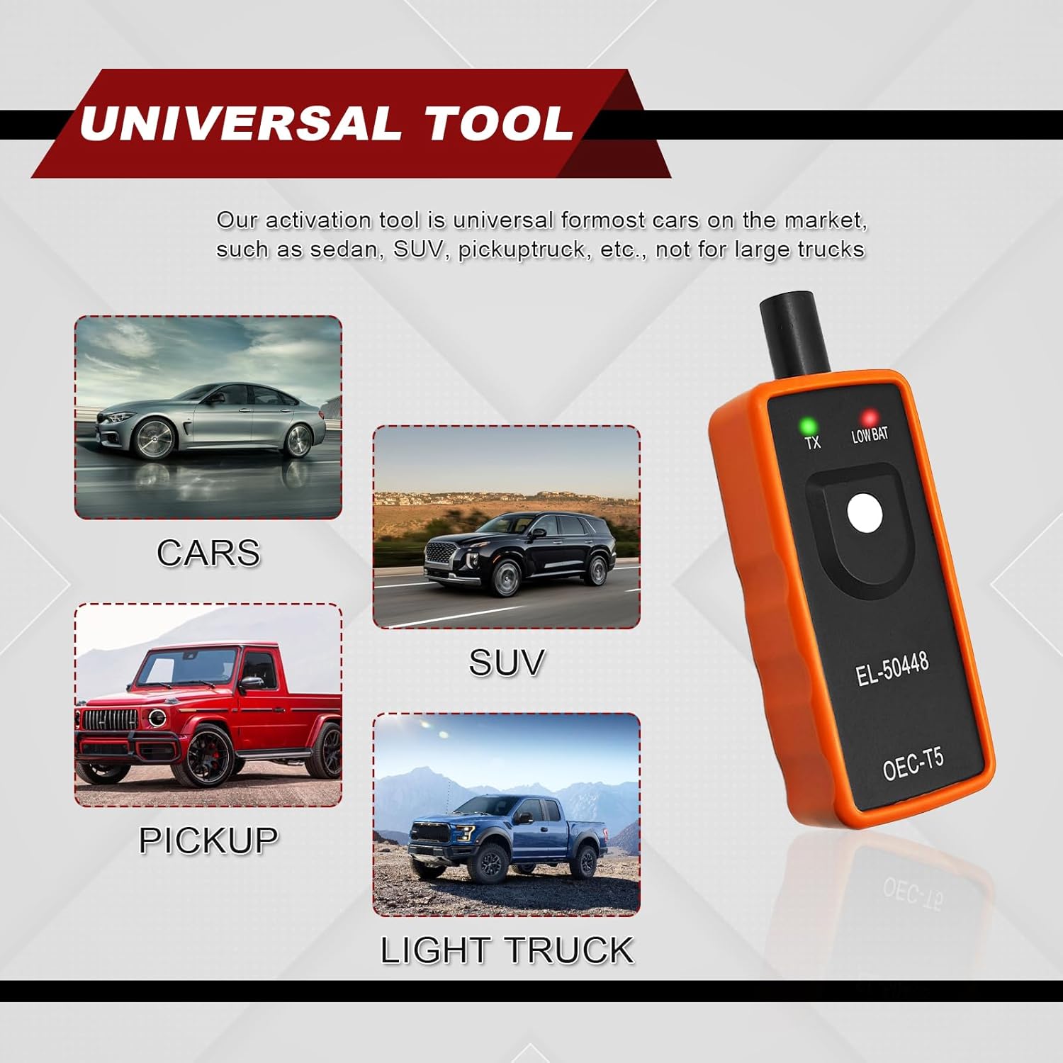 GM Automotive Tire Pressure Monitor - Tire Sensor Reset Tool Car Accessories EL-50448 Compatible with Most GM Series Vehicles - Image 7