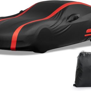 Car Cover Compatible with 2005-2013 Corvette C6 Stingray/Z06/Z51, Waterproof All Weather Car Cover Indoor Outdoor